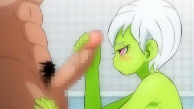 Cheelai gives a cute hand job