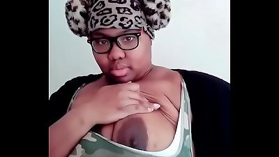 YouTuber Breeoni Jones knockers in aged patreon flick