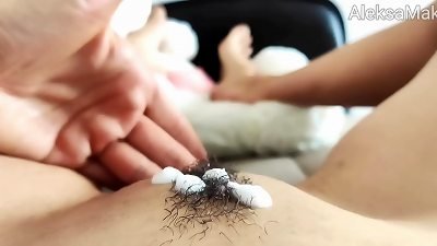 Stepmom jacks unshaved humid beaver