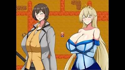 abandoned village reclamation of goddess Ponkotsu Justy [PornPlay hentai game] Ep.1 Lazy goddess with thick breasts