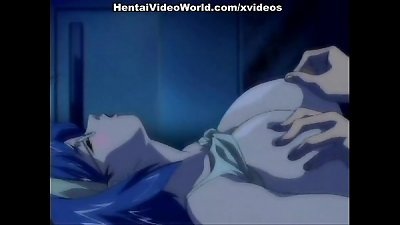 beautiful anime managee screwed at work