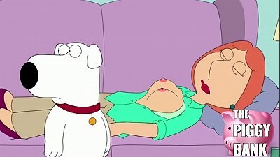 Brian kneads Lois Griffin!