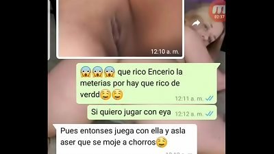 Valeria la amiga de mi mujer es muy caliente y quiere grabar y subir movies con migo me sorprendi&oacute; con esta conversaci&oacute;n