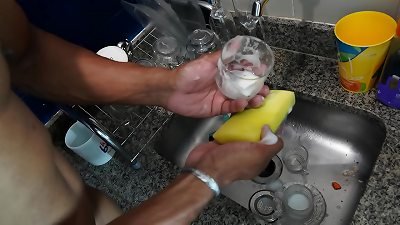 He told his wife, who was helping his stepdaughter with lunch.