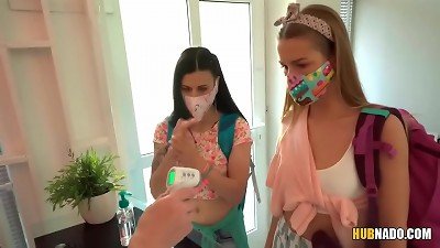 threeway fuckfest sequence with Billie Star, Alexis Crystal & Steve Q