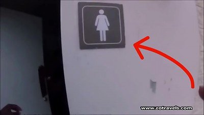 I SNEAKED INTO THE ladies wc AND THIS HAPPENED!