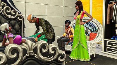 brother and step-sister witness their mother and father have romp in front of them - Desi teen fuck