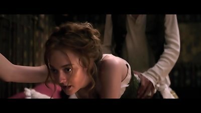 Dakota Fanning gets penetrated from behind in a whorehouse where she is working