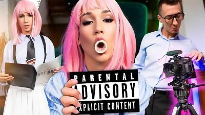 VIP4K. From a cam chick to a pornstar, just to pay my debts