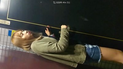 è±Šæ©‹ã®ä¸­å›½äººç«‹ã¡ã‚“ã¼ã€€ã—ã‚“ã—ã‚“ã€€50ç§’ãƒŸãƒ¥ãƒ¼ãƒˆè§£é™¤ã€€å¯æ„›ã„å£°ã€€cute girl