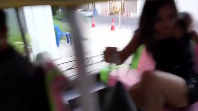 cute and tattooed babe with shaven twat and braces gets torn up