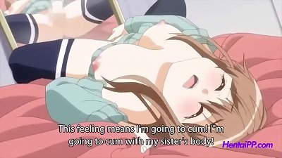 HentaiPP.com - Stepsister is crazy and want to drill