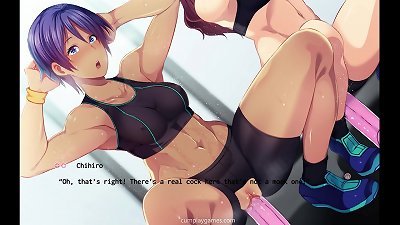 Healthy Sexual Lifestyle Part 3.1 lewd milf Gym Squatting fuck-a-thon in Open genitals trousers - Cumplay Games