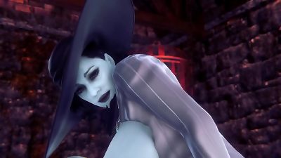 lady Dimitrescu switch sides Cowgirl | Resident Evil Village Parody