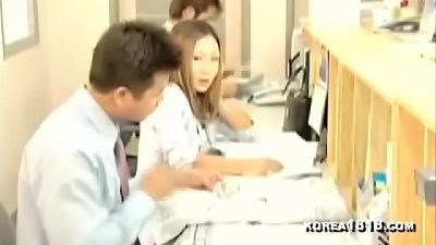 molten japanese Office girl banged