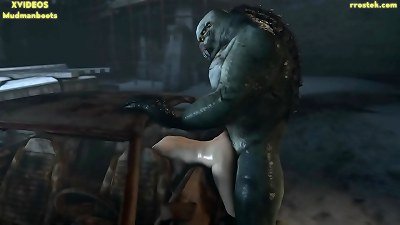 Zoe Baker porked in a rusty car by Monster