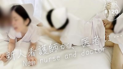 [New nurse is a doc's jizm dump]&ldquo;Doc, please use my labia today.&rdquo;Fucking on the bed used by the patient