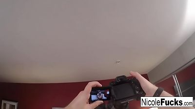 hot Behind the scenes second angle from Nicole Aniston scene