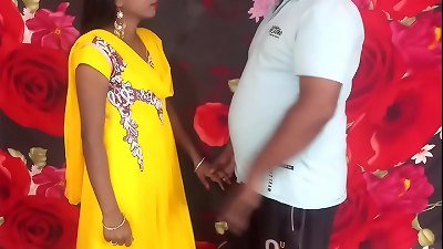 young slender dame tearing up in new sundress