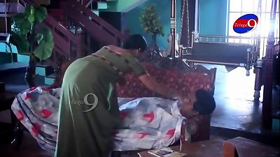 Mahi aunty tempting to young guy in her mansion - YouTube.MP4